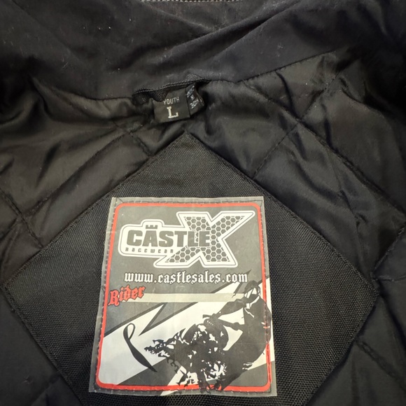 Castle Racing Yellow and Black Racing Jacket - Picture 4 of 4